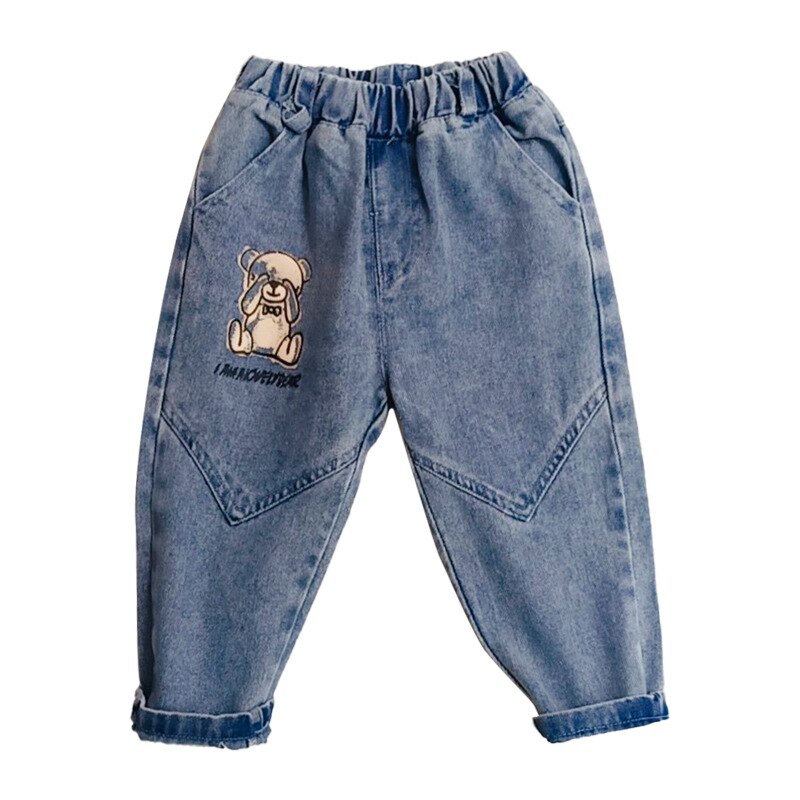 Pantalones vaqueros para niñas y niños, bonitos pantalones vaqueros para bebés y niños,
