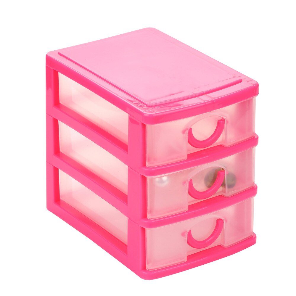 Durable Plastic Mini Desktop Drawer Sundries Case Small Objects Jewelry Makeup Organizer Storage Container Storage Box #Y2