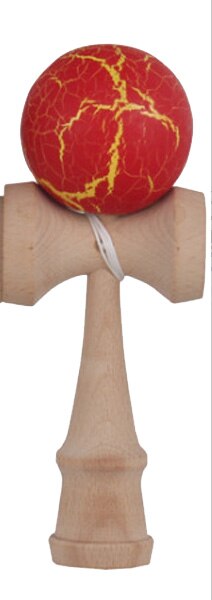 Kendama ball strings japan japansk legetøj omkring 18cm 18.5cm ball kendama fritidssport: Rød