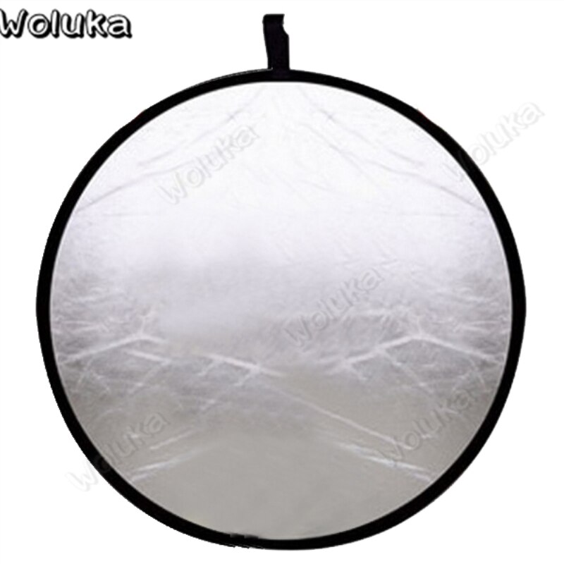 60cm Light Round Reflector Board 2-in-1 Gold Silver Reflector Portable Photo Studio Lighting Photography Accessories CD50 T10