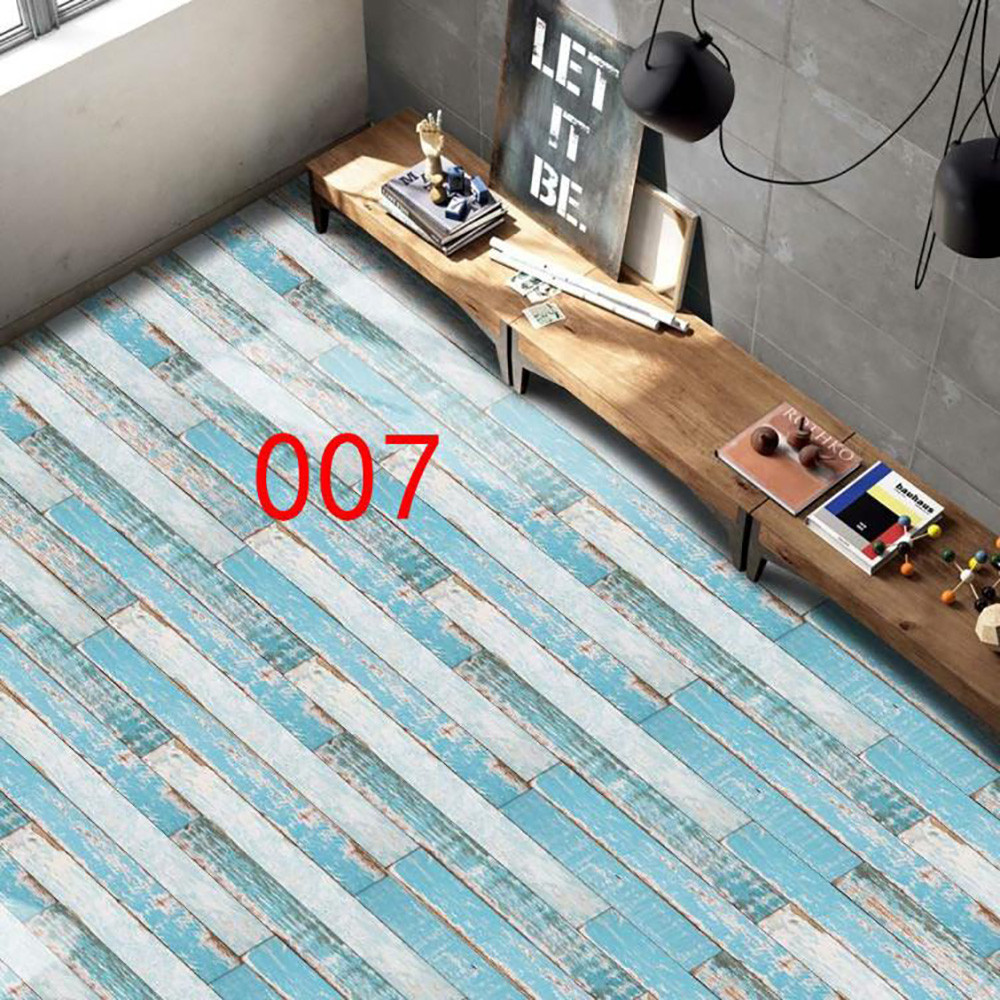 20X50 Cm Simulatie 3d Houten Vloer Stickers Stickers Stickers Tegel Art Floor Muurstickers Stickers Diy Keuken Badkamer decoratie: G