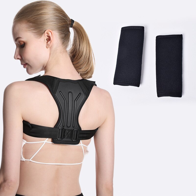 Adult Back Fixation Belt Male Female Spine Posture Correction Belts Soft Breathable With Support Plate Kyphosis Correction Belt
