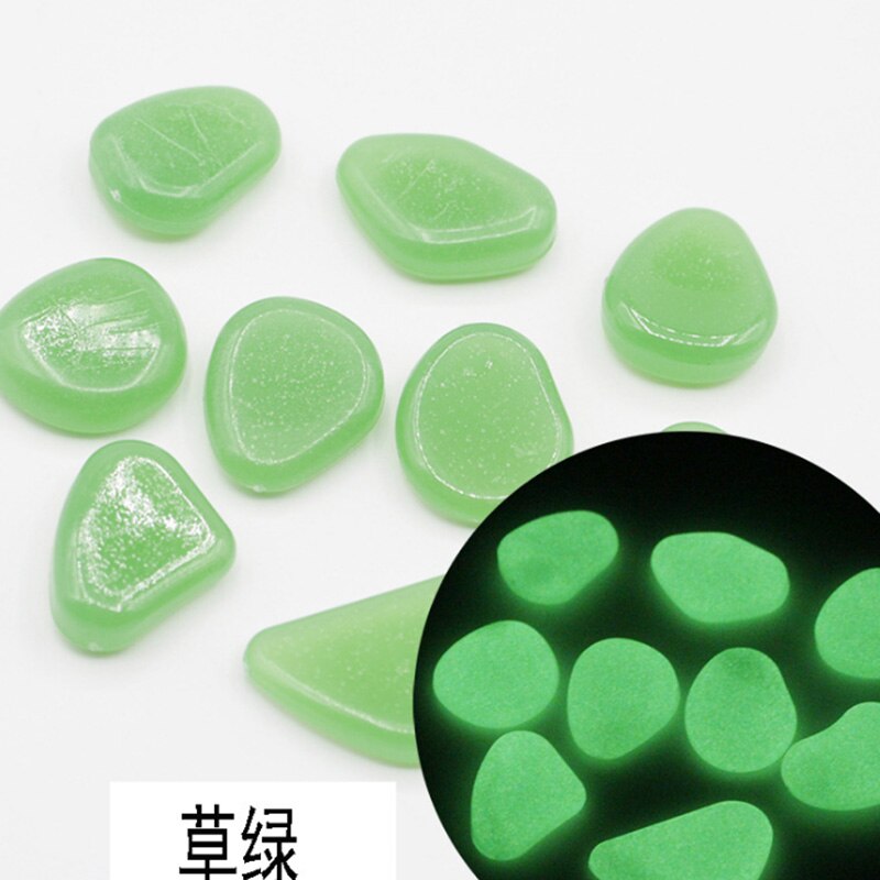 20 Pcs Gesimuleerde Kasseien Game Stukken Fluorescentie Acryl Onregelmatige Steen Voor Glow In The Dark Speelgoed: 14