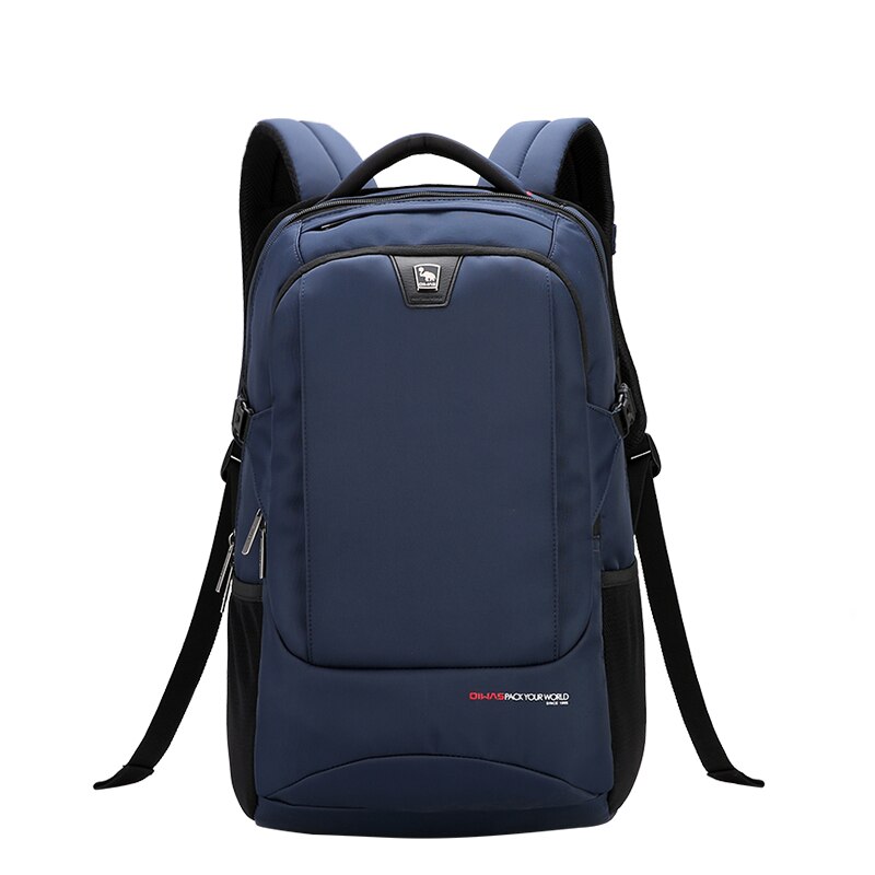 Oifoi mochila executiva grande com 15.6 espaços, bolsa de laptop masculina fashion para viagem a prova d&#39;água para adolescentes e mulheres, bolsa escolar feminina: Azul