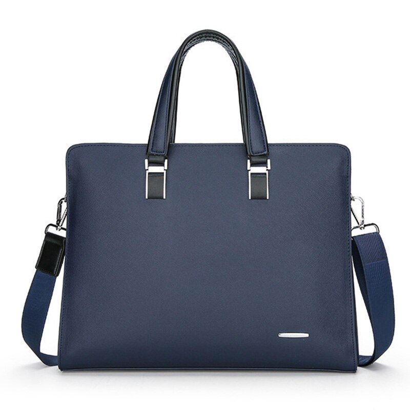 Heiße Neue Tragbare herren PU Business Menschen Multifunktionale Einfarbig Vertrag Dokumente Handtasche Computer Große Kapazität Handtasche