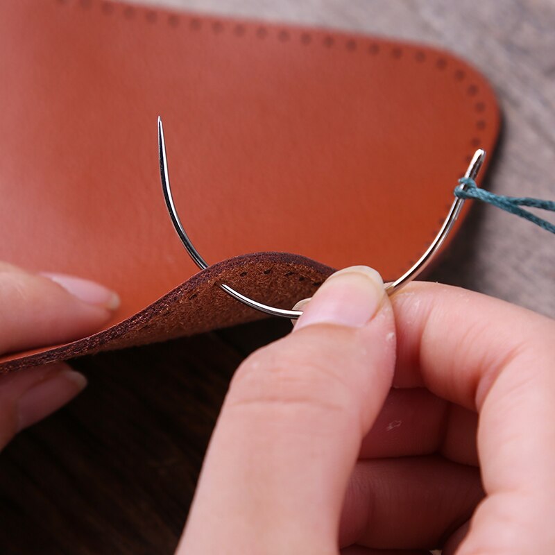 Imzay Leather Sewing Needle Awl Craft Tools Kit DIY Hand Sewing Stitching Punch Awl Work Saddle Leathercraft Accessories