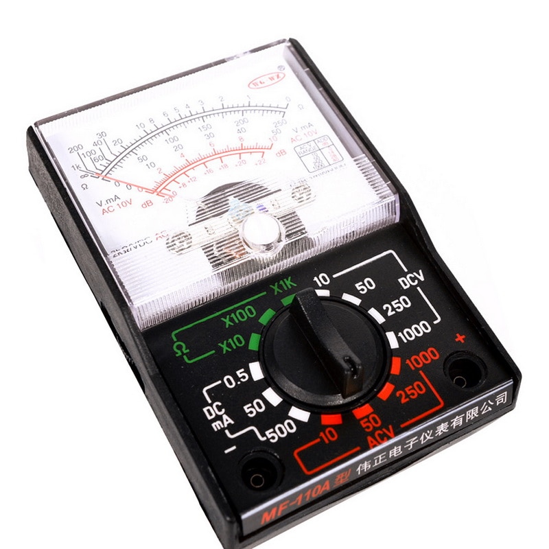 Multimeter Elektrische Ac/Dc Ohm Voltmeter Ampèremeter Multimeter Multi Tester MF-110A