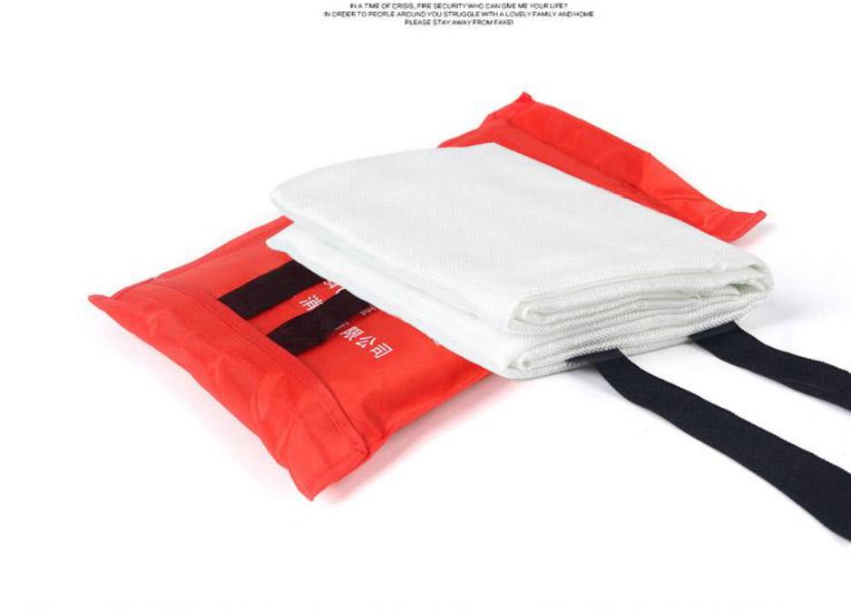 Tjockare stil hus säkerhetshjälp 1 mx 1.5m brandfilt, automatisk användning, utrymning speciell brandutrustning, brandbekämpningsmaterial.