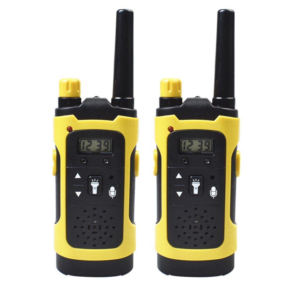 2 Stuks Intelligente Walkie Talkies Met Lcd Display Zaklamp Helder Geluid Waterdicht Ouder-kind Interactie Kid Pretend Speelgoed