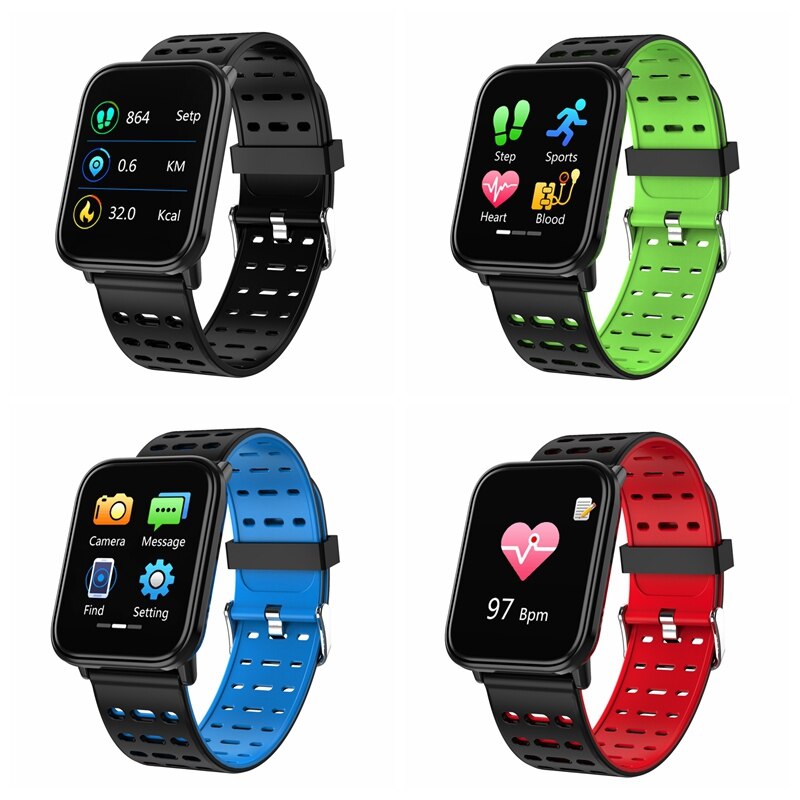 Intelligente Horloge Gezondheid Polsband Sport Horloge Bloeddruk Hartslag Stappenteller Fitness Tracker Smart Armband Waterdicht