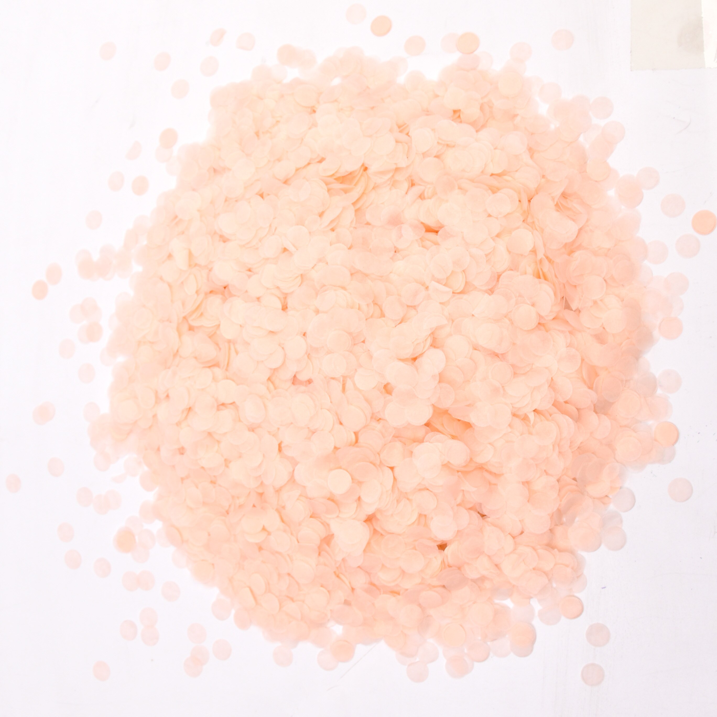 30g pastell konfetti papper konfetti pastell regnbåge enhörning födelsedagsfest dekoration bröllop baby shower kön avslöja servis: 4 persika