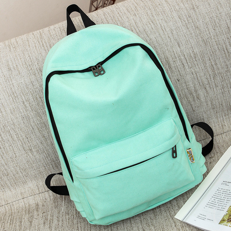 Attra-yo nouvelle femmes sac à dos couleur unie sac de voyage sac à bandoulière décontracté adolescente sac d'école sac à dos sac à dos