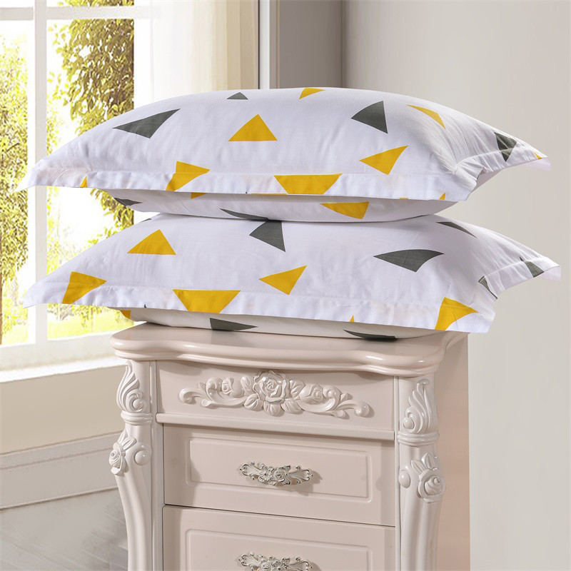 1 pièce 48cm * 74cm taie d'oreiller 100% coton beauté impression florale taie d'oreiller couverture pour chambre à coucher utilisation XF626-9