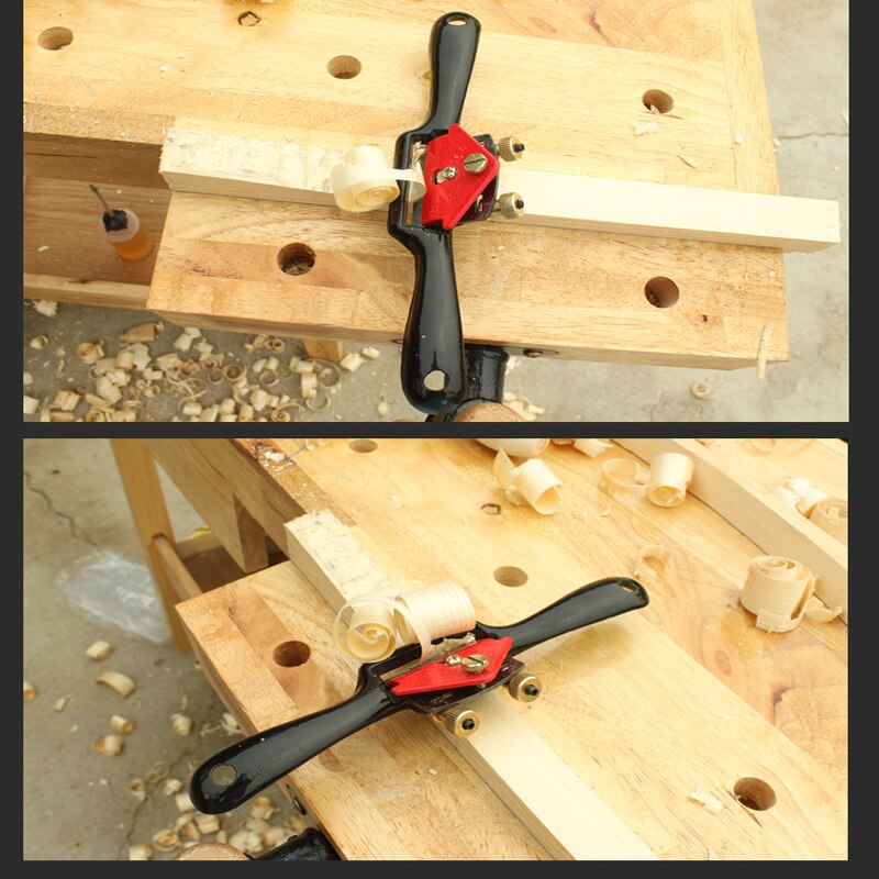 9 Inch Wood Edge Plane Spoke Shave Woodworking Hand Planer Trimming Tools Wood Work Adjustable Wood Cutting Edge Chisel Tools