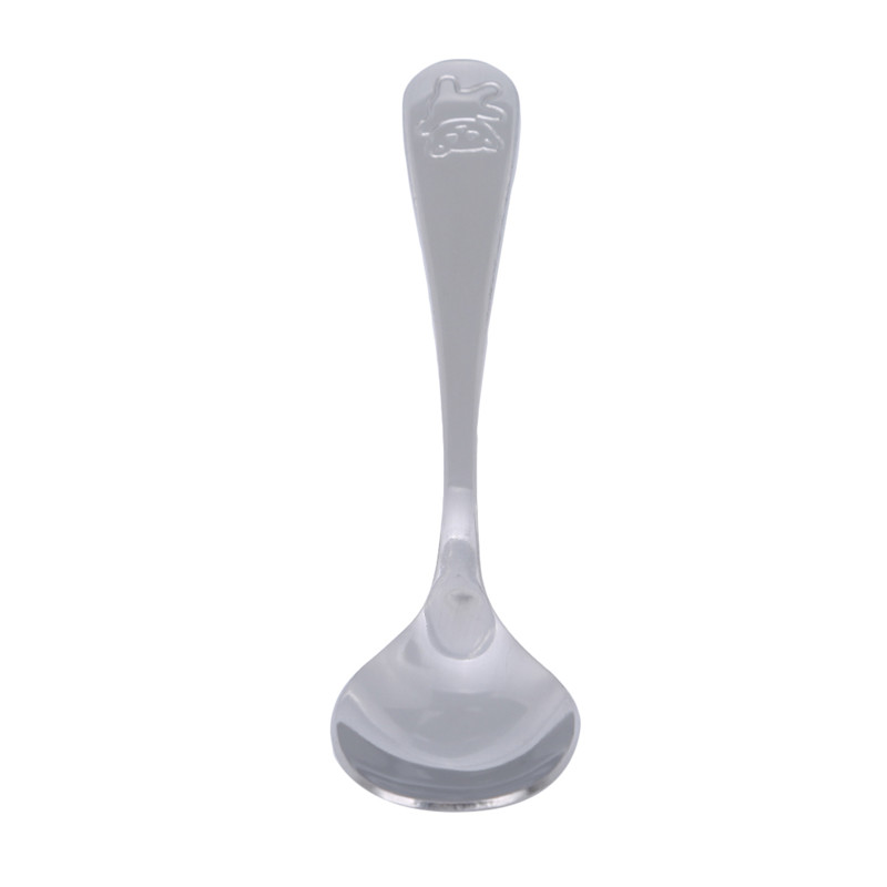 Edelstahl Baby Tragbare Gerichte Teelöffel Löffel Gabel Messer Utensilien Baby freundlicher Lernen essen freundlicher Geschirr: Tee Löffel