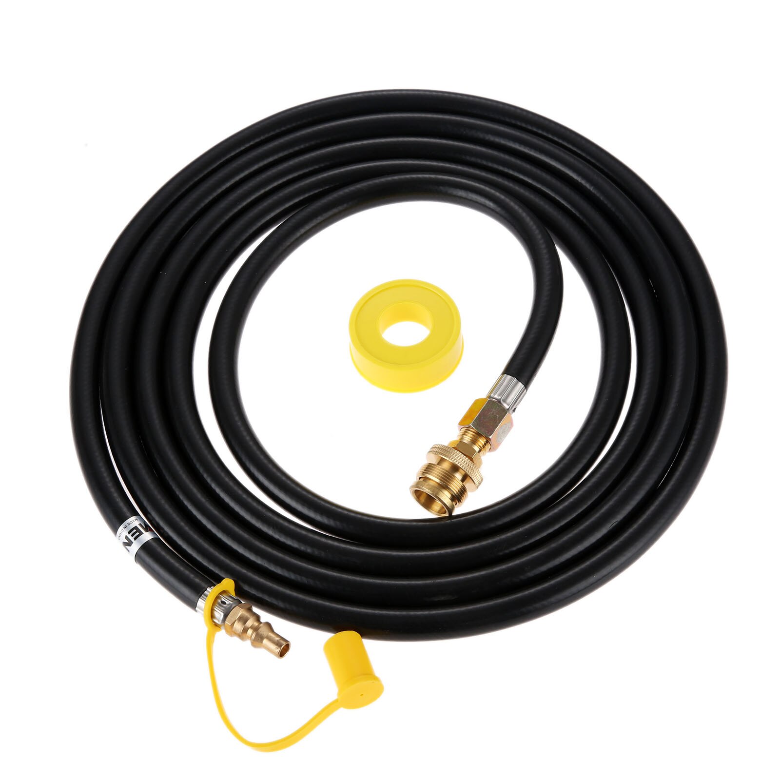 Tuyau de Propane liquide à connexion rapide de 12 pieds pour vr pour raccorder le barbecue de Camping Portable, 1/4 'connexion rapide à 3/8 "" fusée femelle