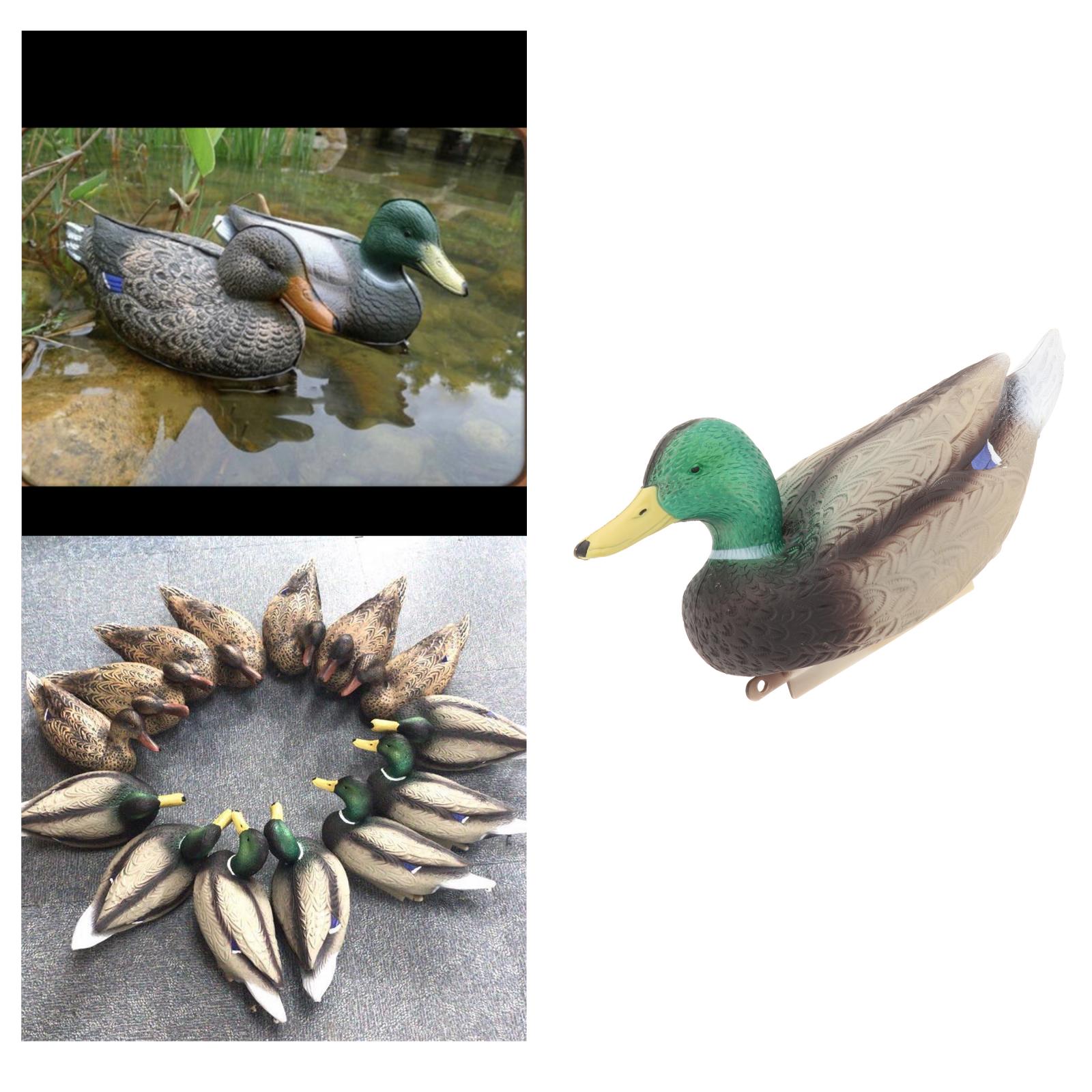 3D Mallard Duck Decoys Shooting Animals Duck Garden Decorative Landscape