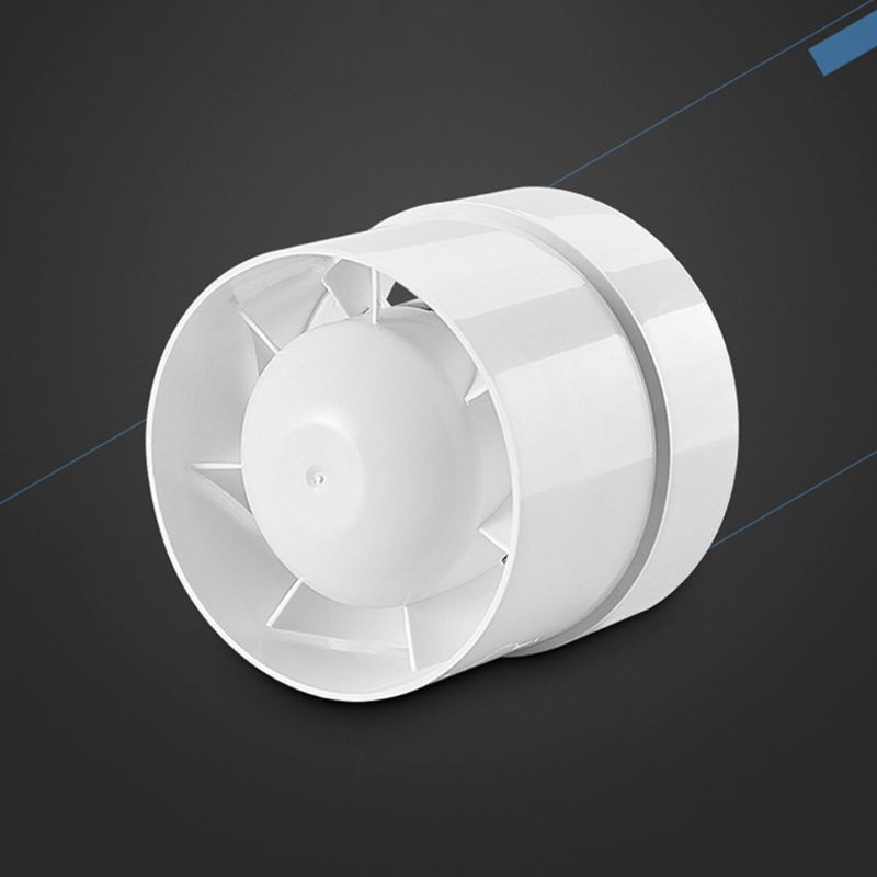 220V 4" Silent Wall Extractor Exhaust Ventilation Fan Air Blower Window Ventilator Vent for Kitchen Bathroom Bedroom