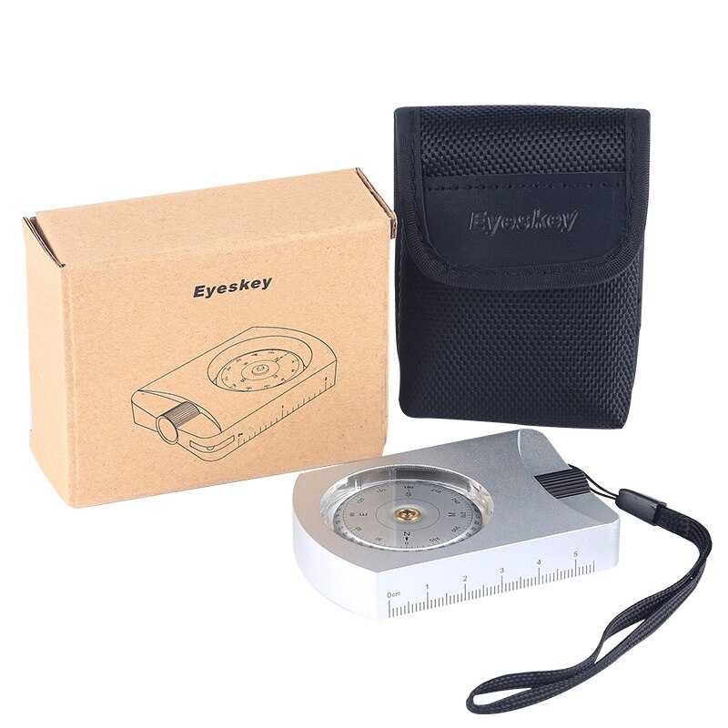 Eyeskey Multi functional Survival Compass Camping Hiking Compass Digital Compass Map Measurer Distance Calculator