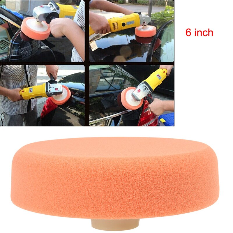 Youwinme-esponja de encerado para coche, almohadilla de pulido, herramienta de limpieza de lavado compuesto de bola, 16MM, 6 pulgadas, 150mm