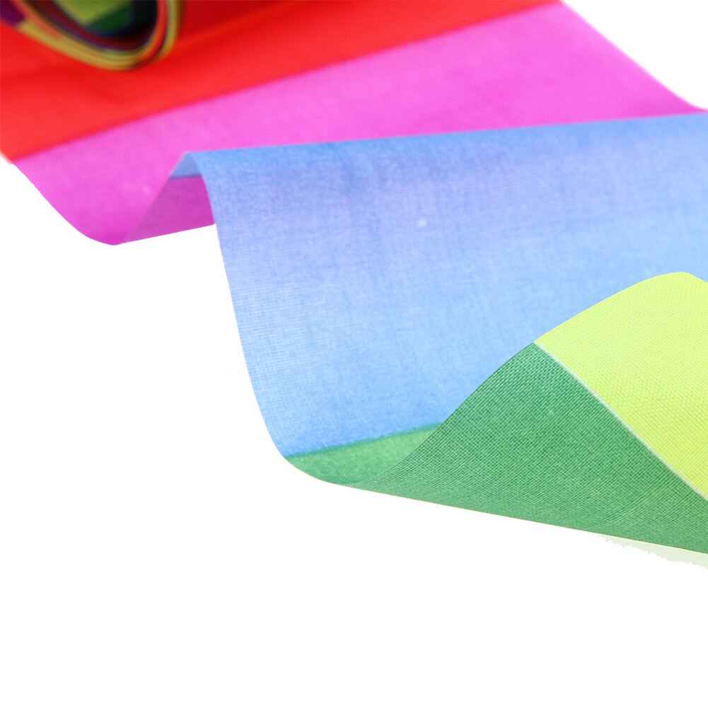 10 Meter Regenboog Bar Vlieger Staart Voor Delta Kite Stunt Kite Kids Kite Accessoires Speelgoed Kleurrijke Kinderen Outdoor Fun Sport speelgoed
