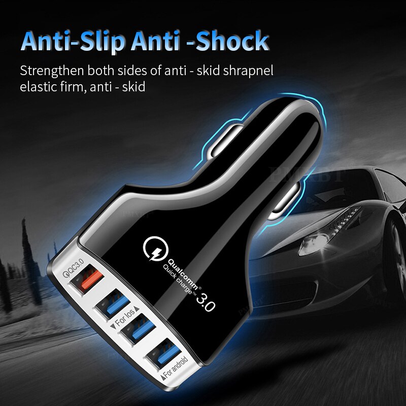 QC3.0 USB-autolader, stekker voor s Autolader