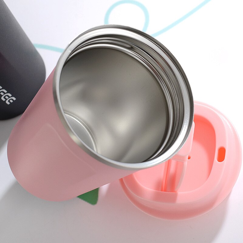 Edelstahl Thermoskanne Tasse dicht Thermo Tasse Reise Thermoskanne Tasse Glas Wasser Flasche Kaffee Tassen Reise Becher Isoliert tasse