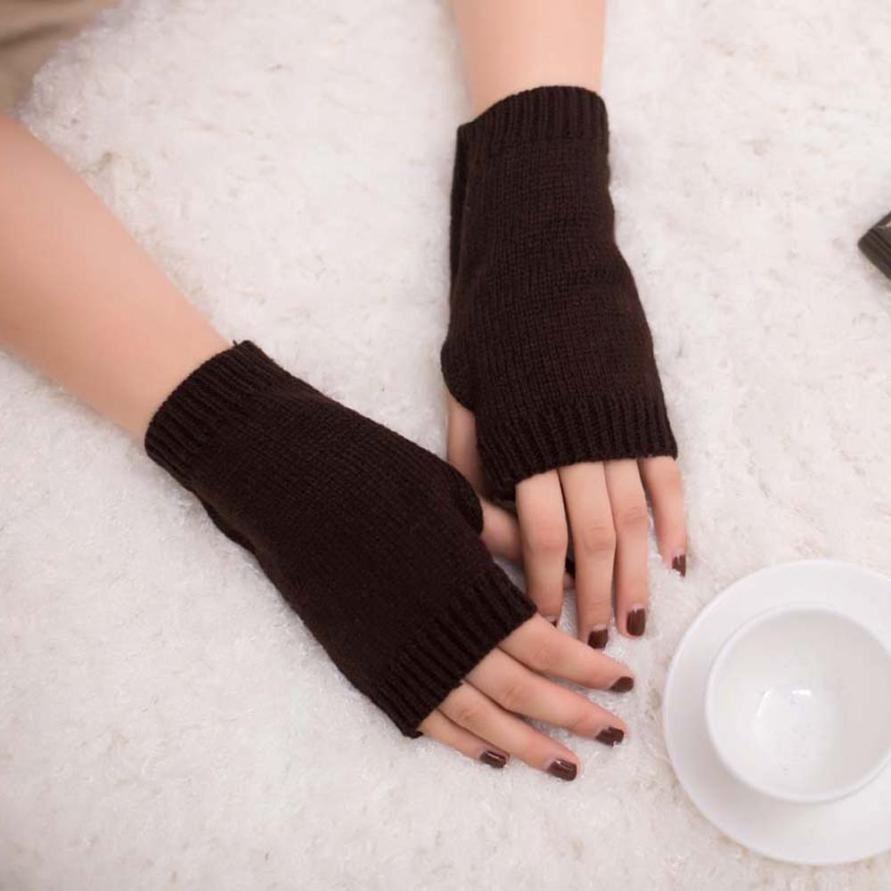 Muqgew Mooie Vrouwen Meisje Prachtige Gebreide Haak Arm Vingerloze Warm Thermische Winter Handschoenen Zachte Warme Handschoen Wanten