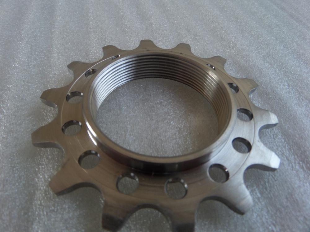 Fixed gear bicycle freewheel titanium 14T single speed bicycle climbing bicycle high density freewheel extreme sports