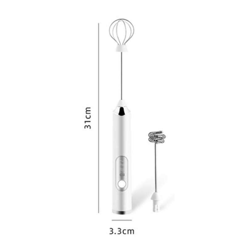 Handheld Electric Milk Frother Egg Beater Coffee Frother With USB Charger Cake Tool For Cappuccino Kitchen Mixer Multifunction