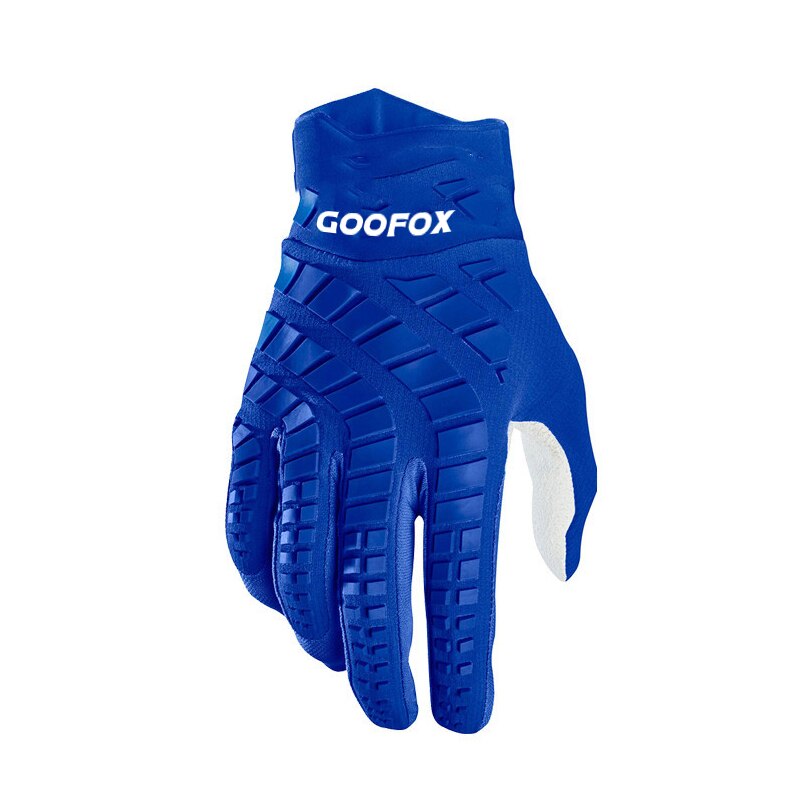MTB Cycling Gloves 2022 Goo Fox Moto MX Dirt Bike Glove Motocross Gloves BMX ATV Off Road Motorcycle Mountain Bike Gloves: blue / M