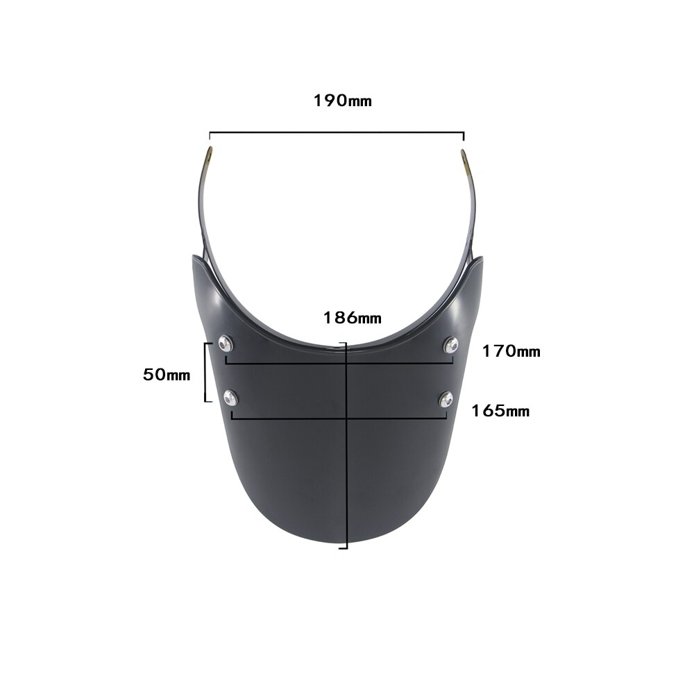 For Royal Enfield Classic Desert Storm Bullet 500CC Interceptor Motobike Windshield Headlight Fairing Wind Deflector Windscreen