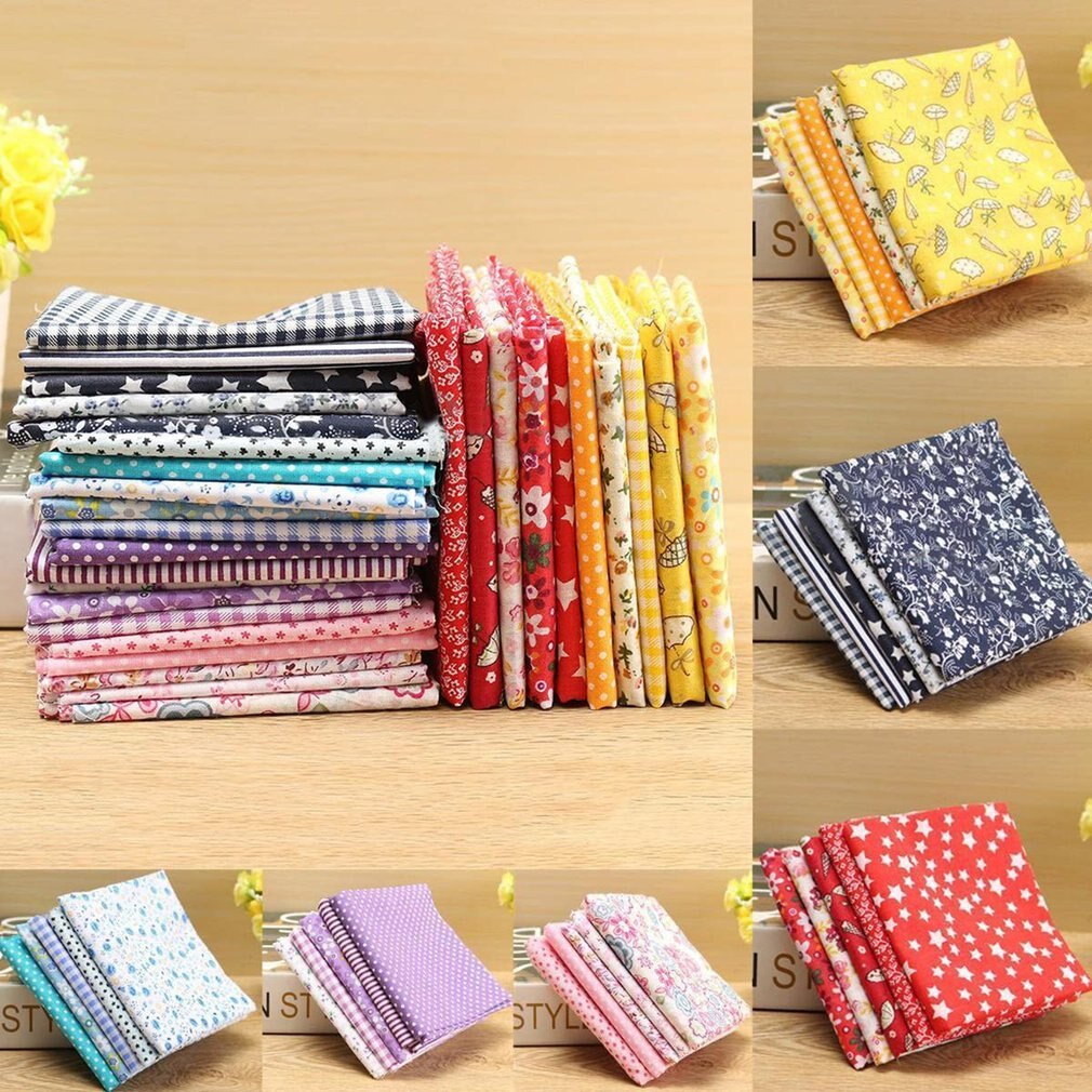 50X50 Cm Tissu Katoen Katoenen Stof Bedrukt Doek Naaien Quilten Stoffen Voor Patchwork Handwerken Diy Handgemaakte Accessoires