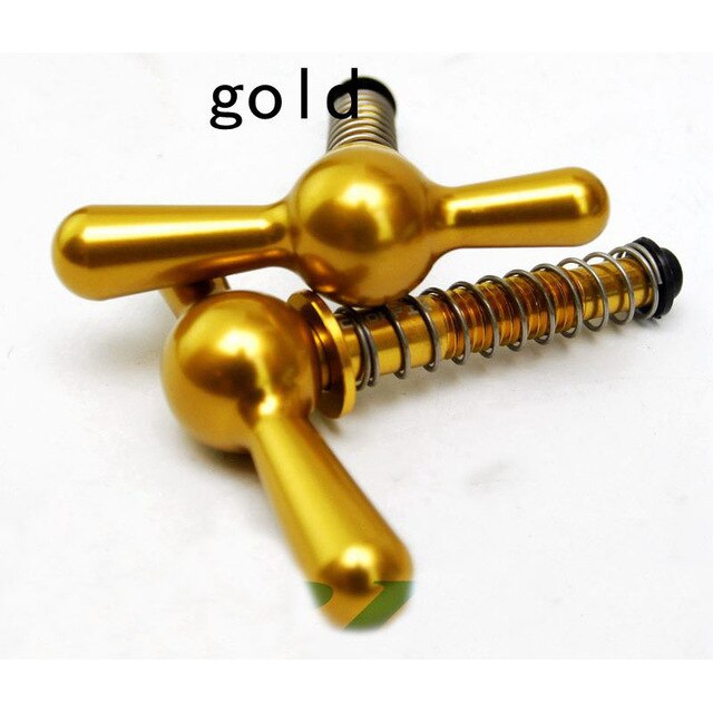 1 paire de plaques de serrage de charnière aceoffix avec aimant + levier de serrage de charnière pour vélo brompton aimant c boucle 31g: Levier d'or