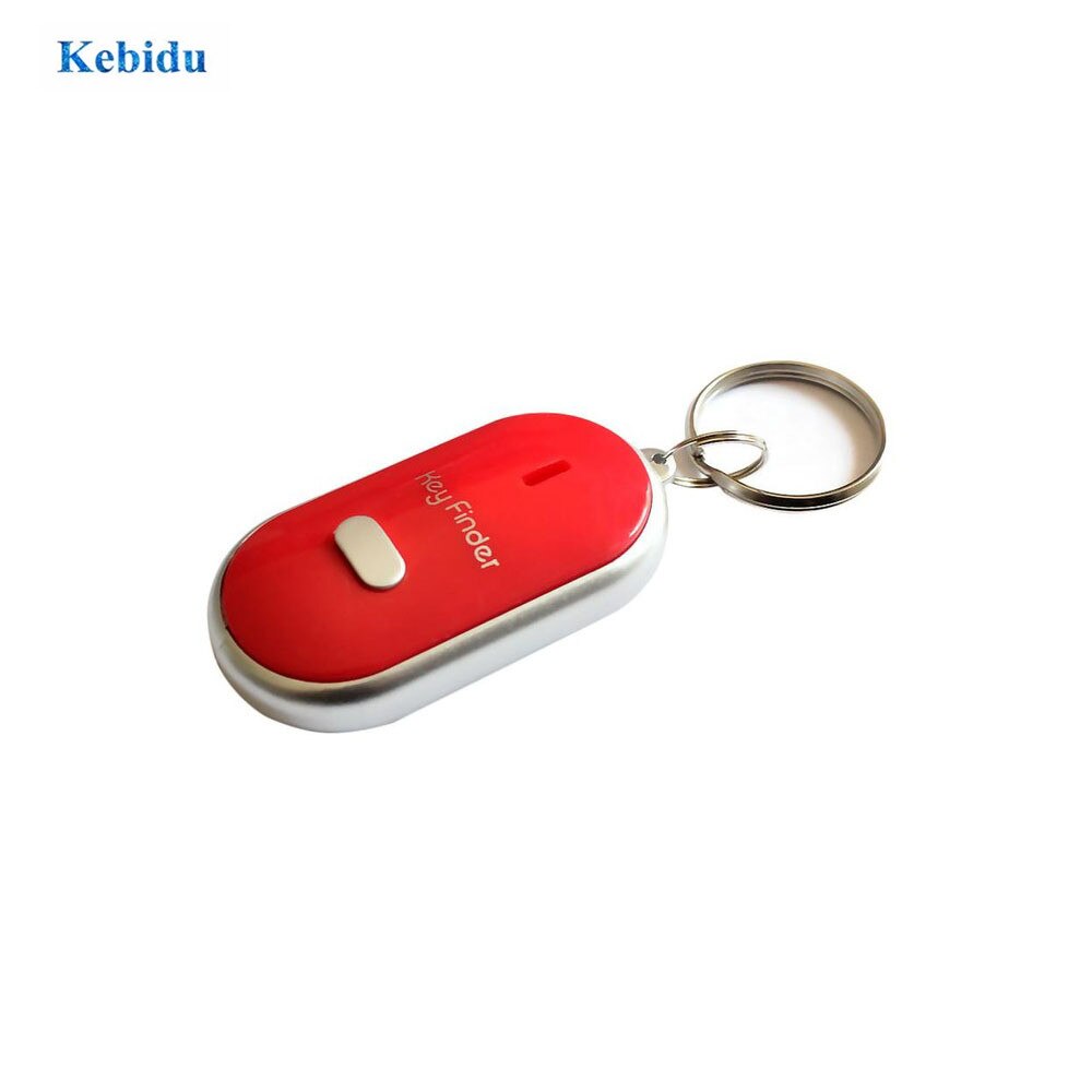 KEBIDU LED Light Torch Remote Sound Control Lost Key Finder Locator Keychain Beeps and flashes To Find Lost Keys whistle