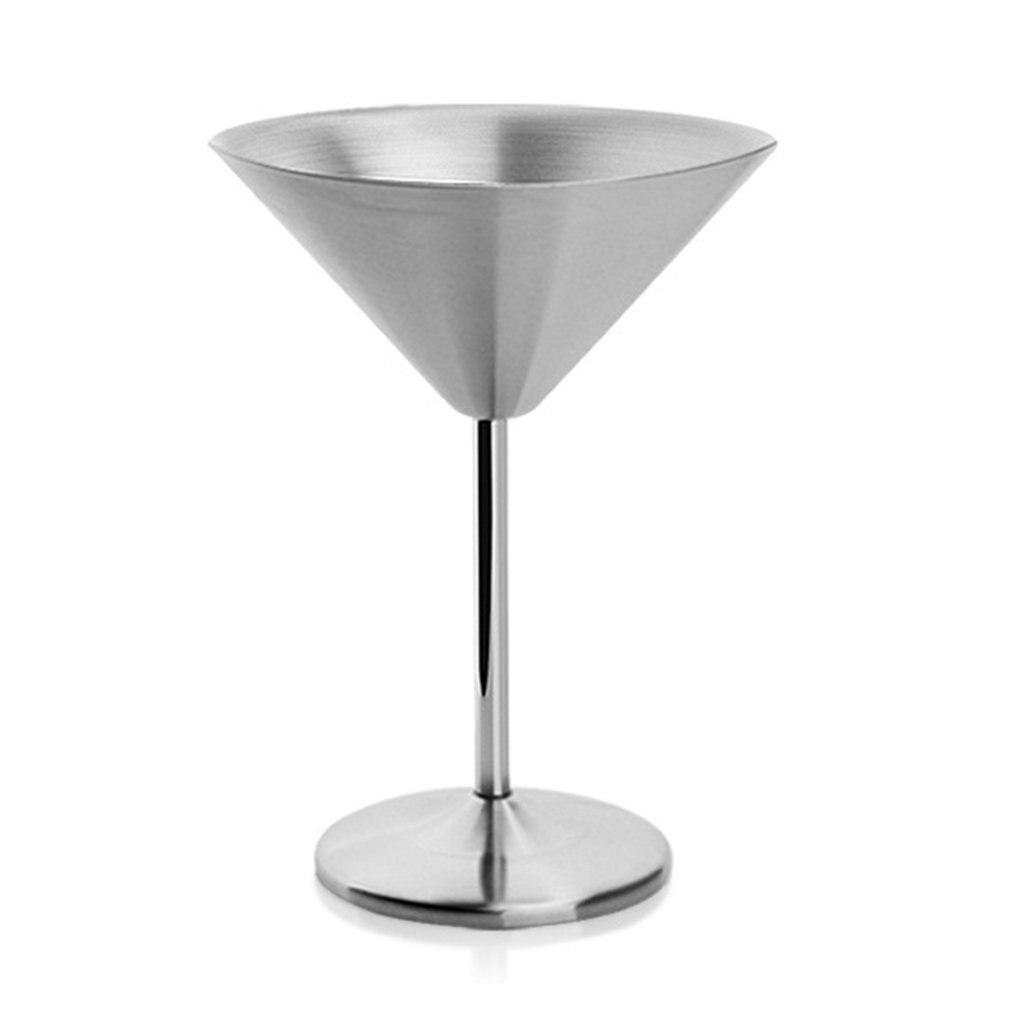 Stainless Steel Martini Cup Wine Glasses Cocktail Champagne Glass Wedding Hotel Party Bar Wedding Drinkware 200ml: Burgundy