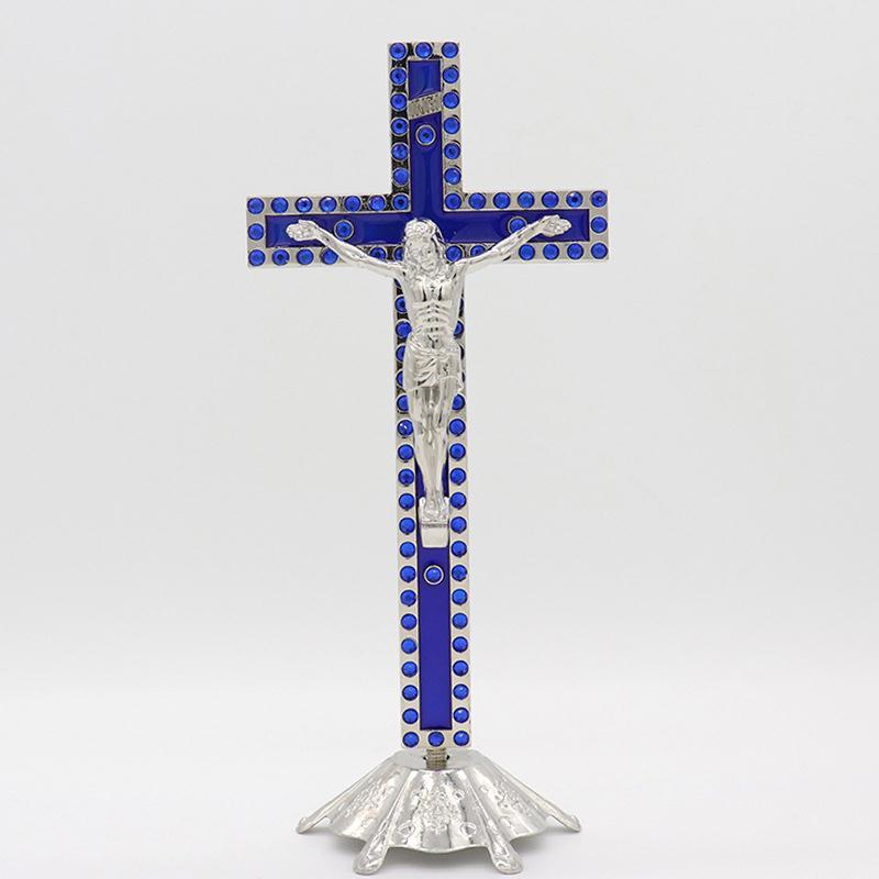 Katholieke Jesus Cross Home Decor Religieuze Ornament Bureau Handwerk Kerk Gebruiksvoorwerpen Orthodoxe Priester Cristo