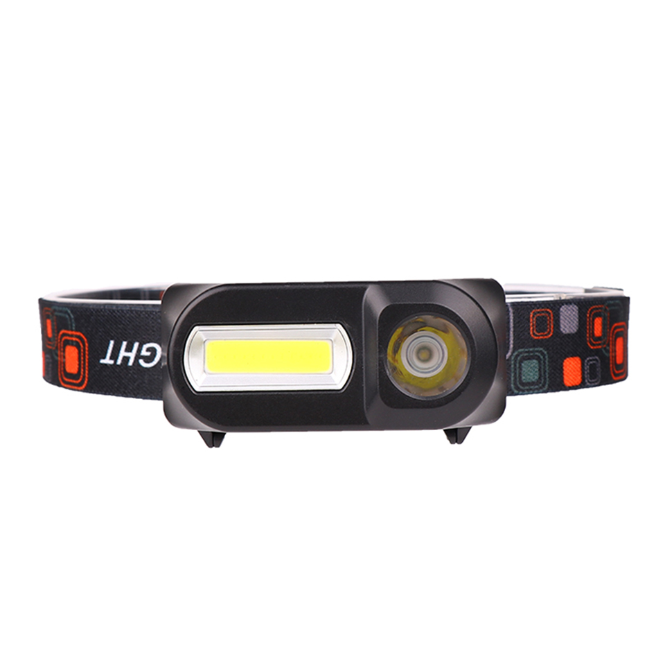 Mini LED sensor Scheinwerfer COB Scheinwerfer USB Aufladbare Kopf Lampe Taschenlampe 18650 Taschenlampe Camping Wandern Nacht Angeln Licht