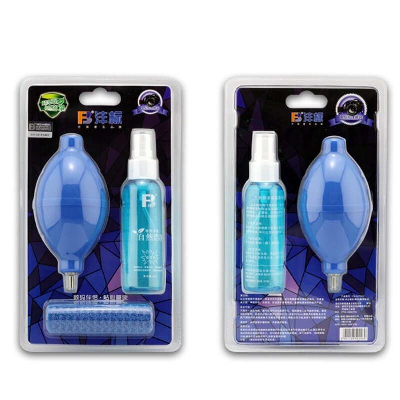 Camera Lens Cleaning Kit - Air Blower, Cleaning Brush, Clean Cloth