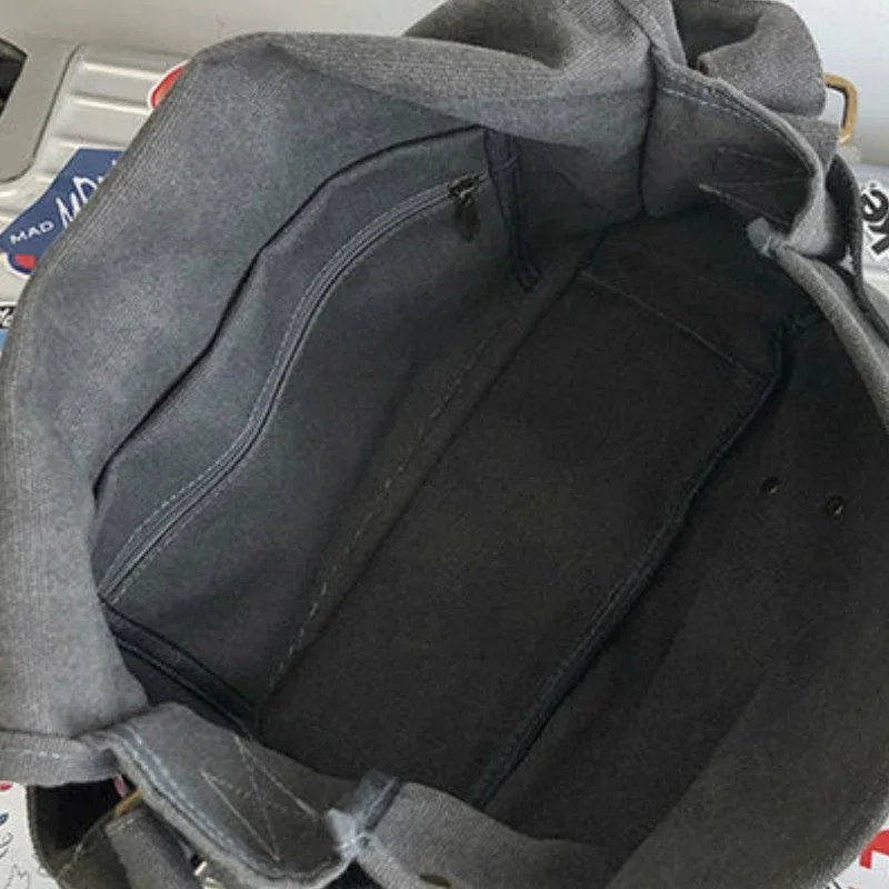 Crossbodytassen van canvas met grote capaciteit, casual handtassen voor heren, vintage schoudertas, messenger bag, vrijetijdstas, studententas, tas, bolsos