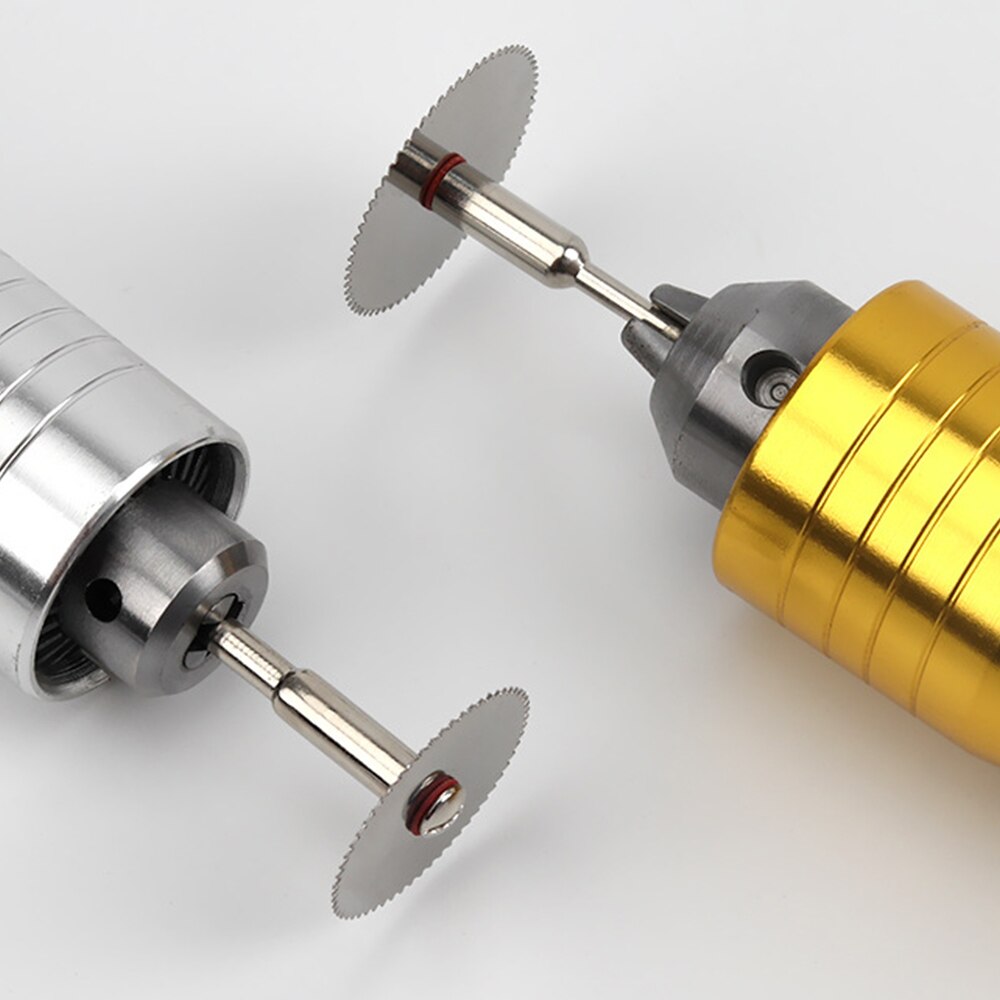 Stainless Steel Slice Metal Mini Circular Saw Blade Set with Mandrel Wood Cutting Disc for Dremel Rotary Tools Wood Cutter Wheel