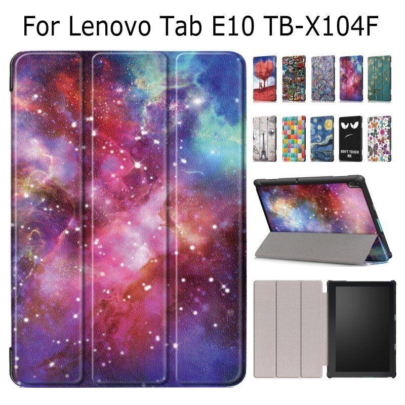 Ultra Slim Magnetic Folding abdeckung Fall Für Lenovo Tab E10 TB-X104F TB X104F PU Leder Stand Abdeckung Für Lenovo Tab e10 Funda fall