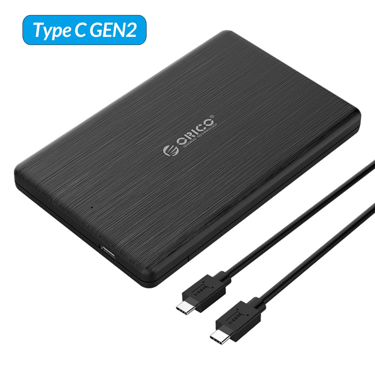 Orico 2.5 ''USB3.0 Ssd Case Type C USB3.1 Gen2 Externe Harde Schijf Schijf Behuizing High-Speed Case Voor 7 Mm Ondersteuning Uasp Sata Iii: Type C Gen2 Model