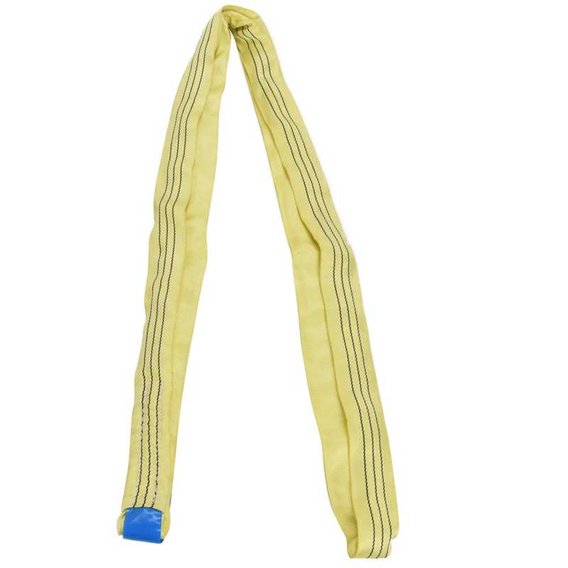 Round Sling Hoist Webbing Wear Resistant for ships, machinery, ports, transportation lifting sling
