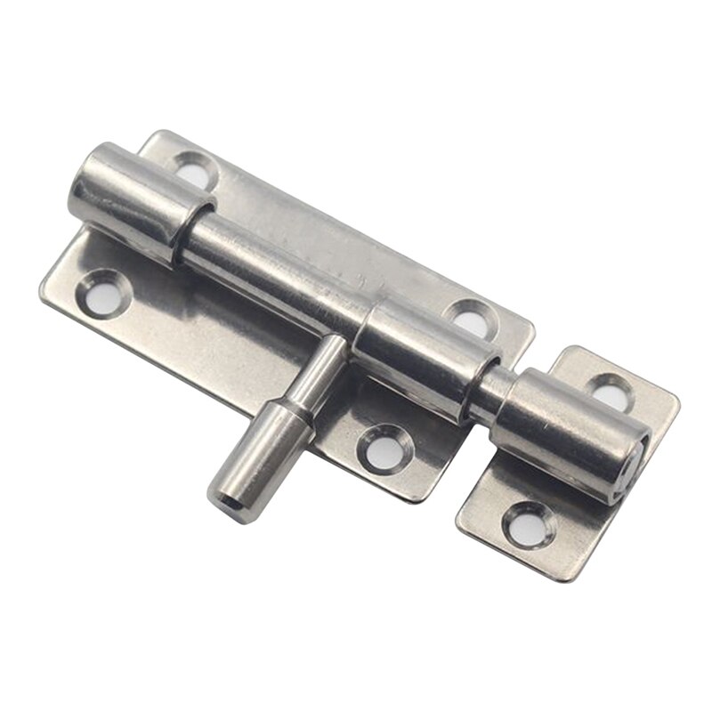 Security Locks Anti-Theft Bolt Door Lock Cabinet Lock For Hotel Office Home Stainless Steel Door Lock: Default Title
