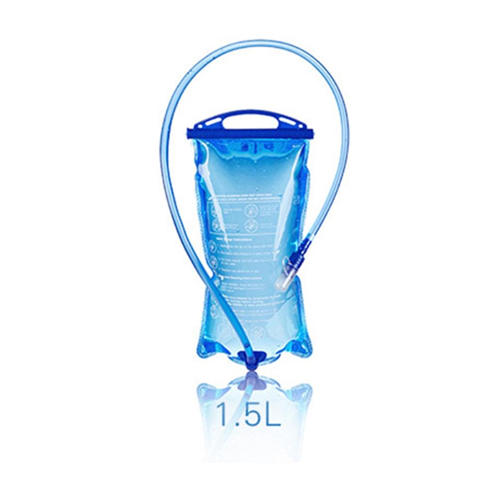 Kolbe til sykkel 1.5-/2-/3- liter lekkasjesikker vannlagerpose vannreservoir til fottur sykling camping utendørs vannflaske: 1.5l