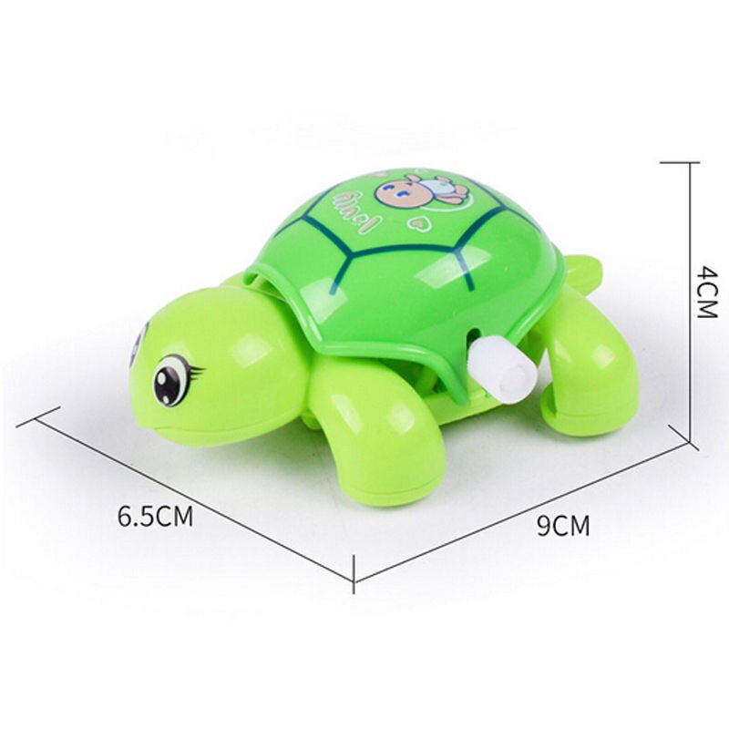 Ctue baby unisex legetøj mini wind up urværk skildpadde børn søde skildpadde dyr baby legetøj