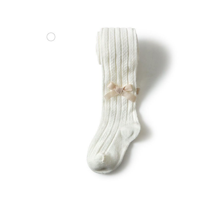 Zoete Bows Baby Panty Zomer Mesh Dunne Ademende Baby Meisjes Panty Effen Kleur Baby Peuter Kousen Kinderen Panty: Beige