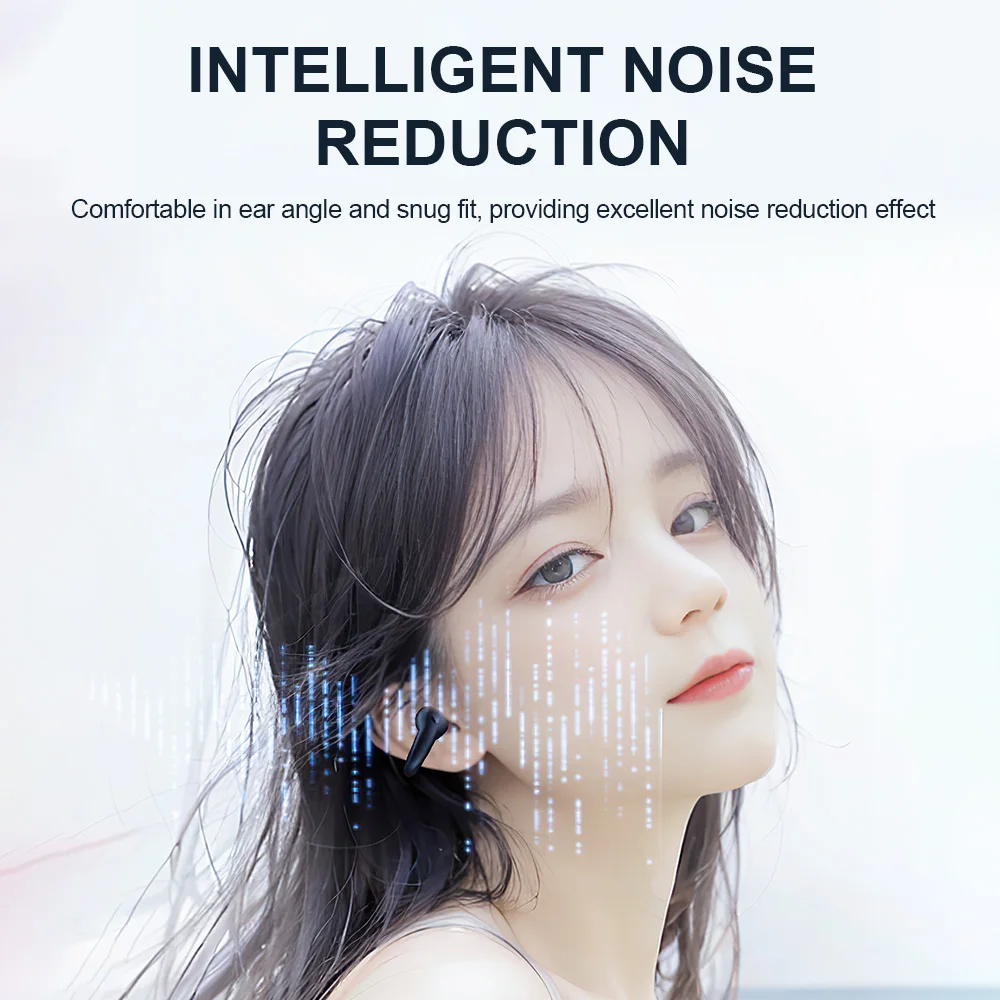 Bluetooth Bone Conduction Earphones Clip Ear Wireless Sport Headset Noise Reduction Earbuds HD Call HIFI Music Headphones