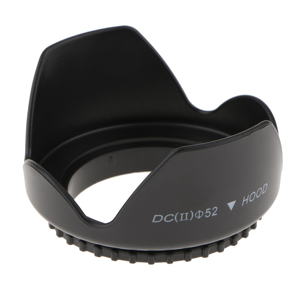 52 Mm Schroef Mount Omkeerbare Tulip Flower Crown Petal Vormige Camera Zonnekap